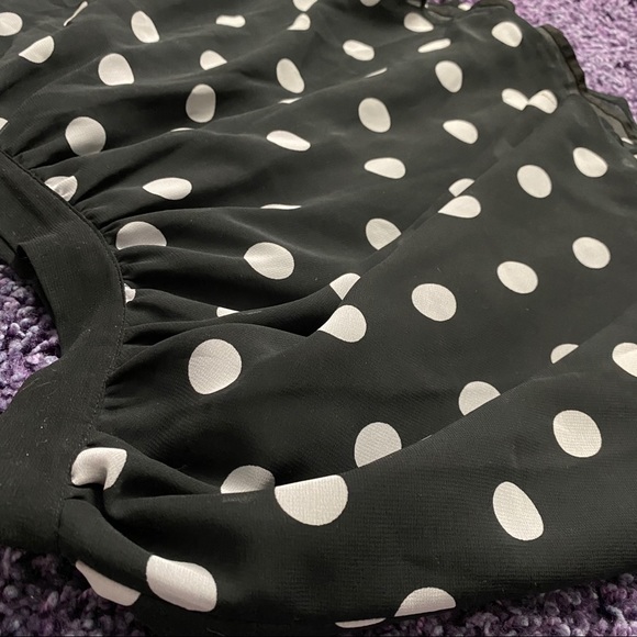 GUESS - flowy polka dot mini skirt - Picture 5 of 6